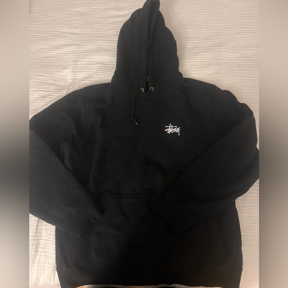 Size Medium Stussy black sweatshirt